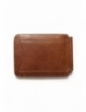 SY SELEPCENY BROWN 100% GENUINE LEATHER BILLFOLD WALLET
