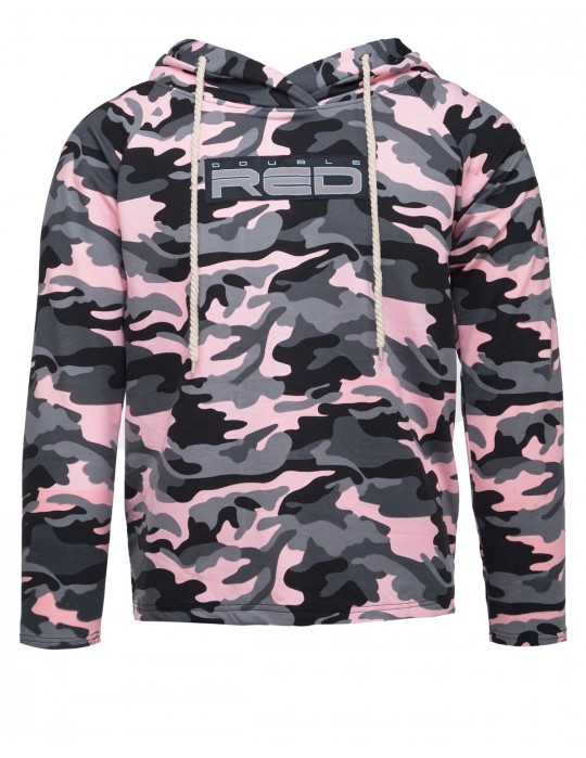 Hoodie Neon Streets Collection Camo Pink