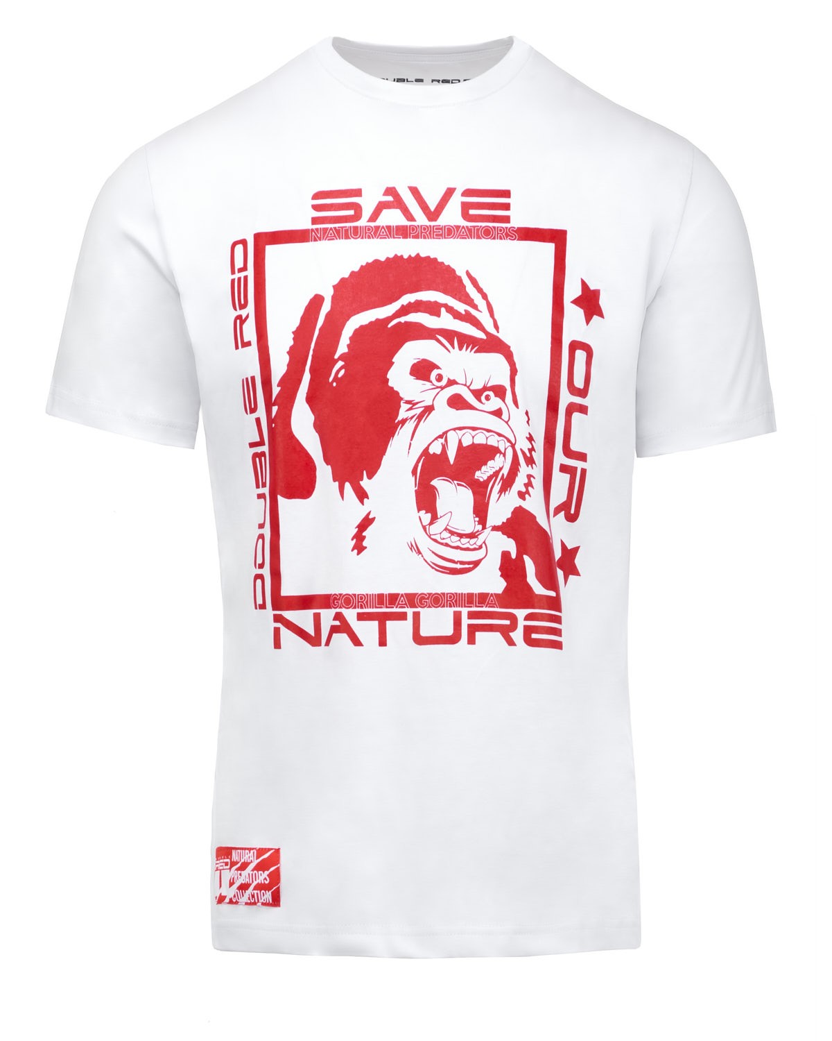 Natural Predators Gorilla T-Shirt White