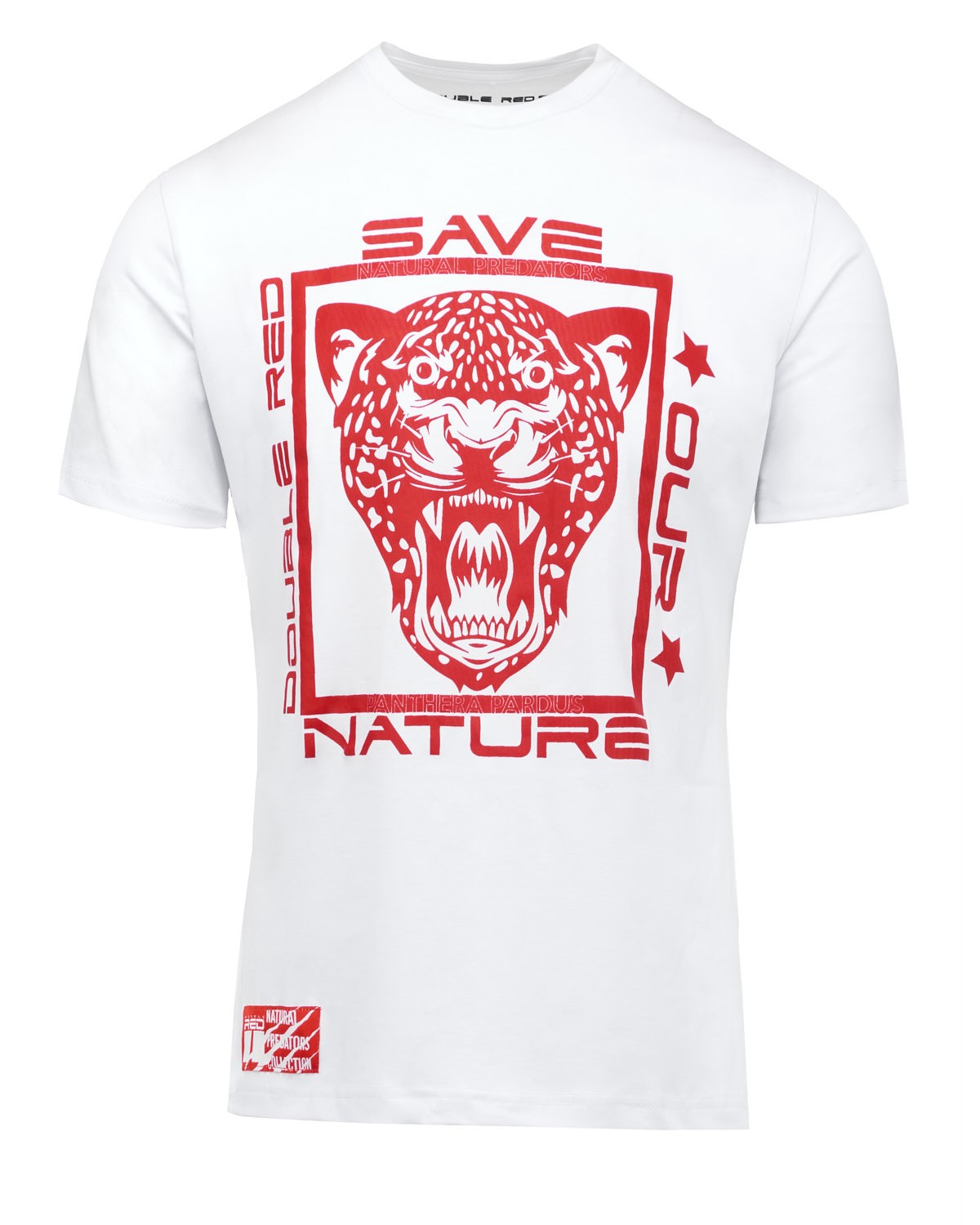Natural Predator Leopard T-Shirt White