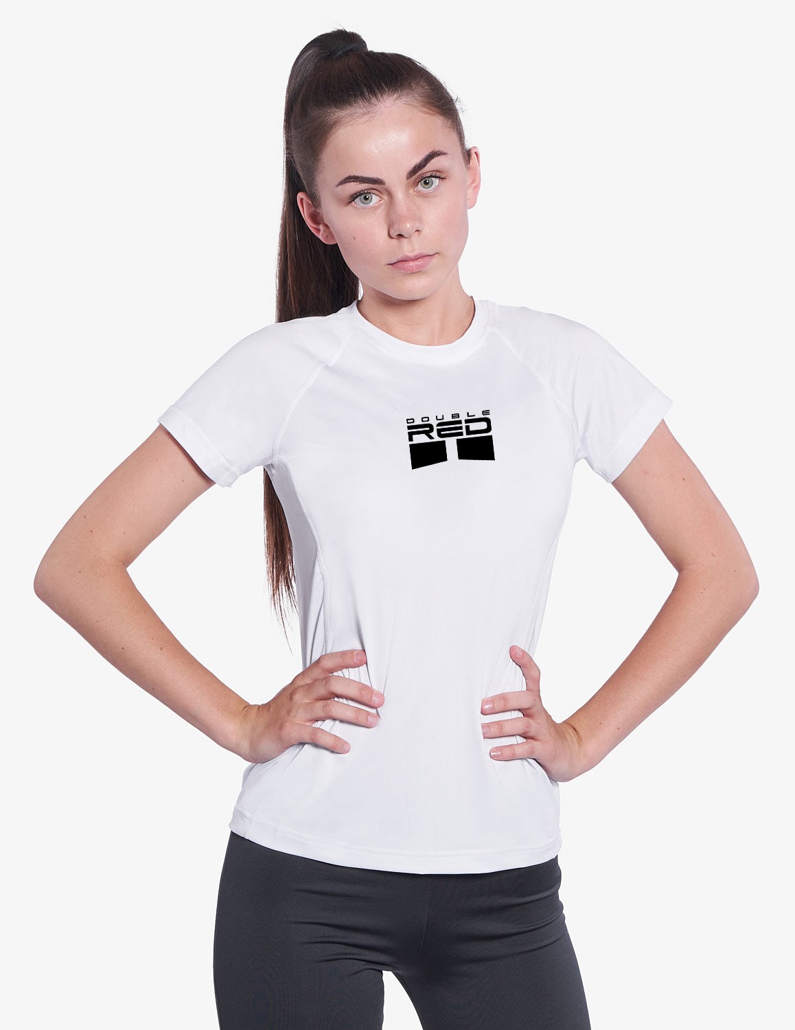 T-shirt CARBONARO™ SPORT AIR TECH PRO B&W™ Edition White