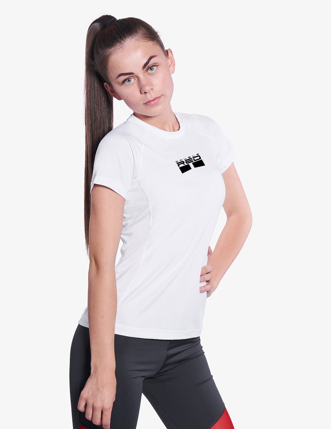 T-shirt CARBONARO™ SPORT AIR TECH PRO B&W™ Edition White