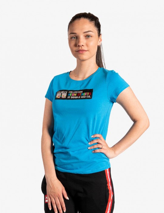 Women's T-Shirt NEON STREETS Collection Blue