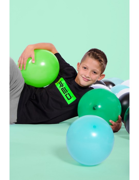 T-shirt BASIC™ Neon Streets™ Collection KID Black/Green