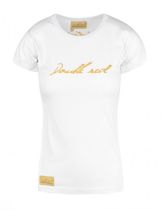 LIMITED GOLD QUEEN by Zuzana Plačková T-shirt White