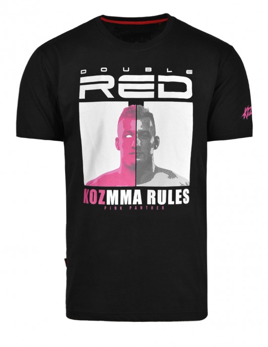 Limited Edition KOZMA Pink Panther T-shirt Black