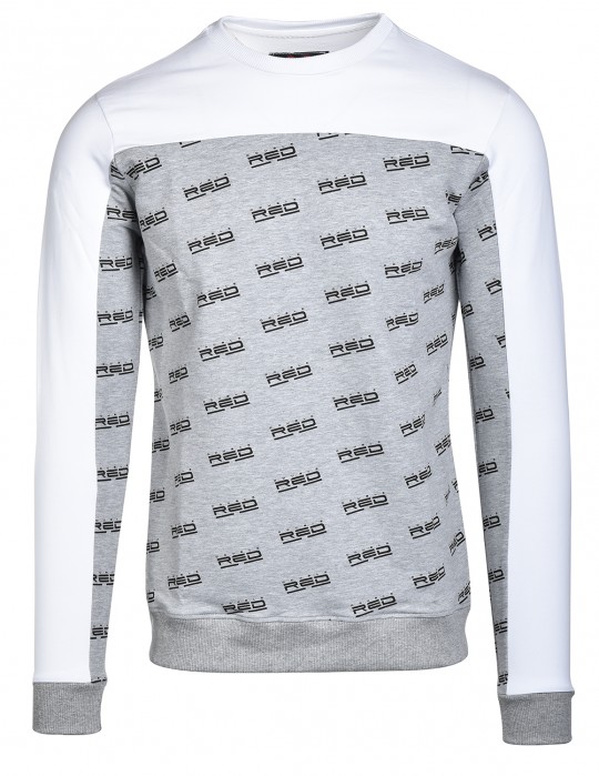 Sweatshirt UTTER FULL LOGO White/Grey
