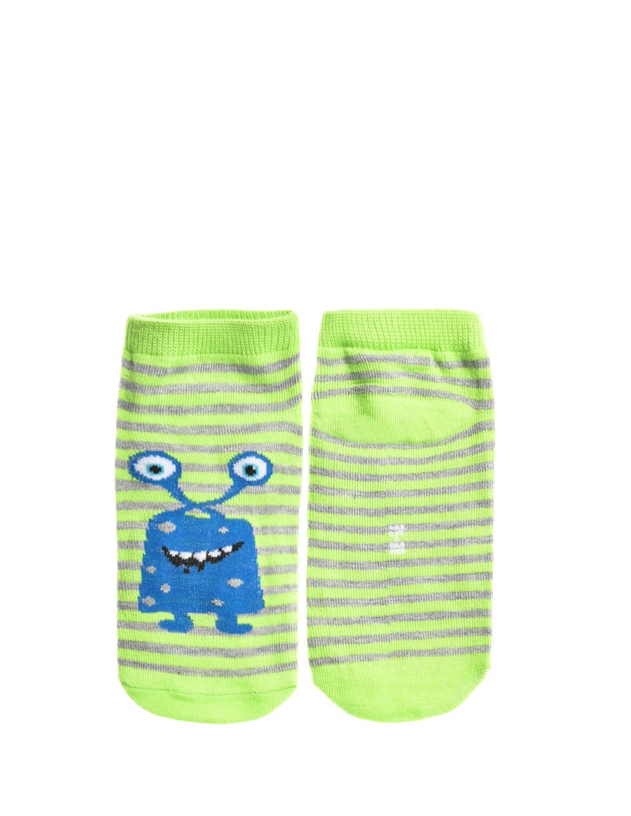 KID Fun Socks Blue Alien